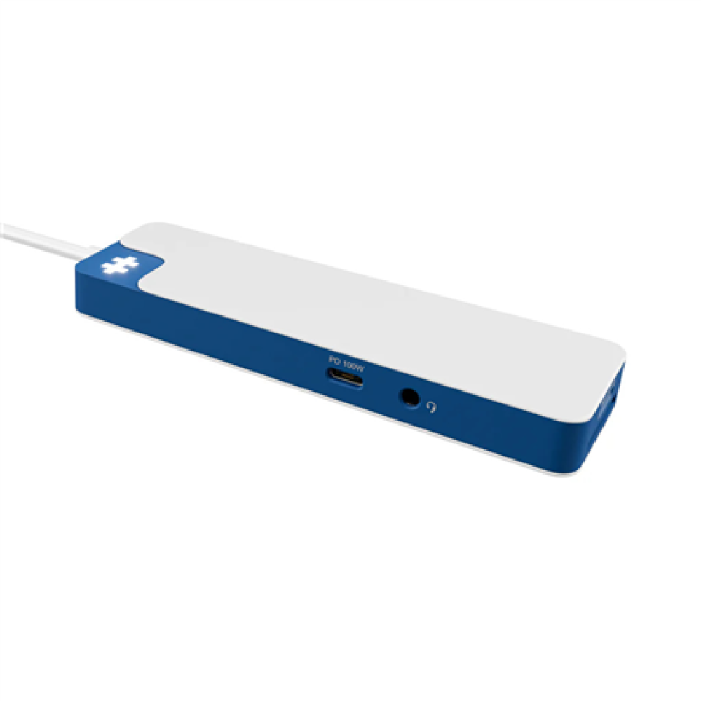 Hyper HyperDrive Flex 8 Port USB-C Hub, White/Blue , HD4102BUGL , HDMI ports quantity 1