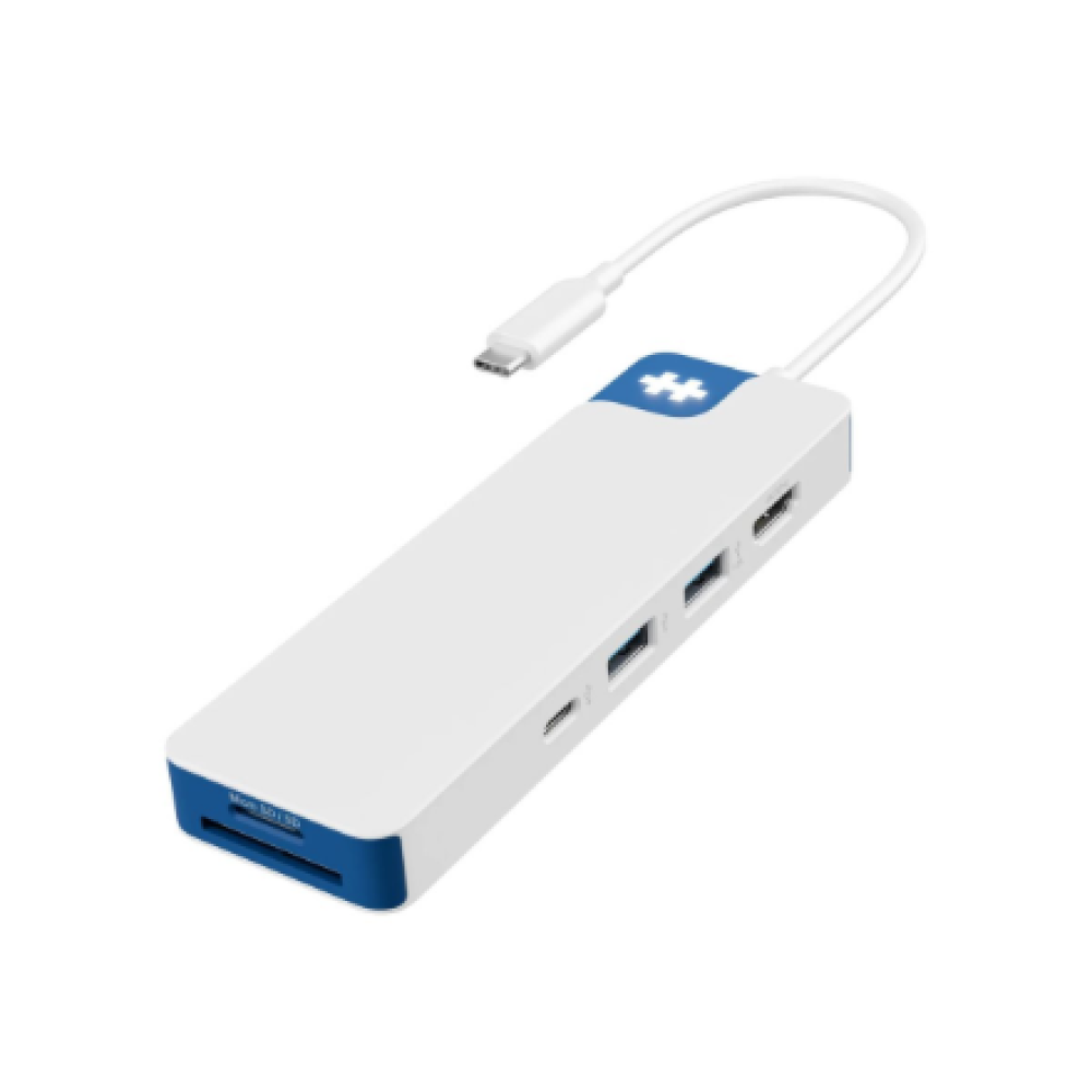 Hyper HyperDrive Flex 8 Port USB-C Hub, Blue , Hyper