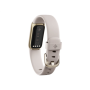Fitbit , Luxe , Fitness tracker , Touchscreen , Heart rate monitor , Activity monitoring 24/7 , Waterproof , Bluetooth , Soft Gold/Porcelain White