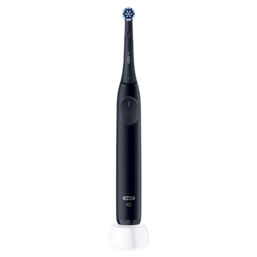 Oral-B Electric Toothbrush , iO2 , Rechargeable , For adults , Number of brush heads included 1 , Number of teeth brushing modes 3 , Night Black