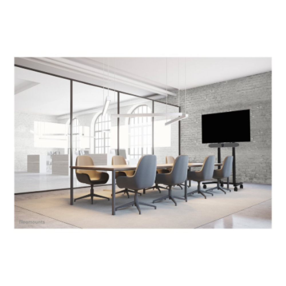 Neomounts Floor stand , AV30-500BL Videobar Kit , Height adjustment , 43-110 , Maximum weight (capacity) 10 kg , Black