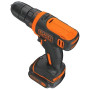 BLACK & DECKER Drill Driver, 10.8 V, 1x1.5 Ah , BDCDD12-QW