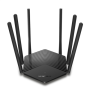 AC1900 Wireless Dual Band Gigabit Router , MR50G , 802.11ac , 600+1300 Mbit/s , 10/100/1000 Mbit/s , Ethernet LAN (RJ-45) ports 2 , Mesh Support No , MU-MiMO Yes , No mobile broadband , Antenna type 6xFixed , No