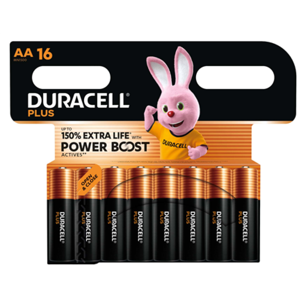 Duracell Plus Boost MN 1500 BL16 , AA