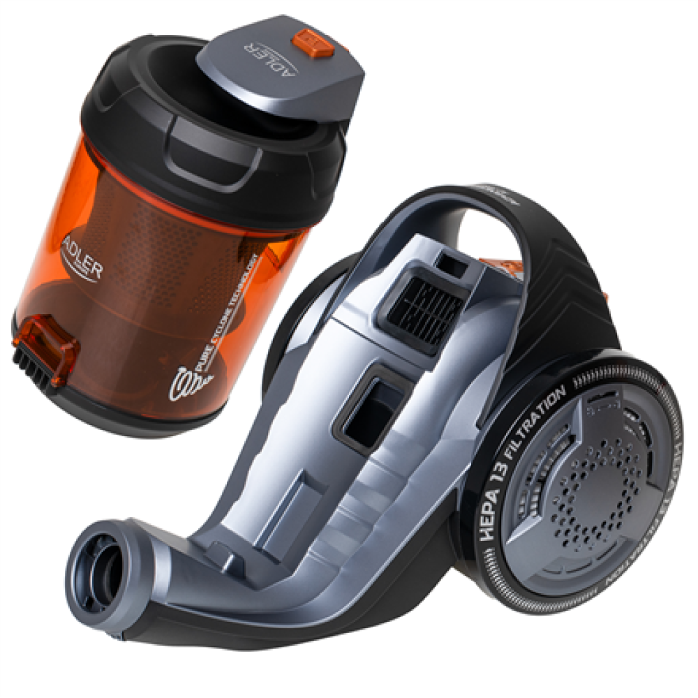 Adler Cyclone Vacuum Cleaner , AD 7065 , Bagless , Power 700 W , Dust capacity 1.6 L , Black/Red