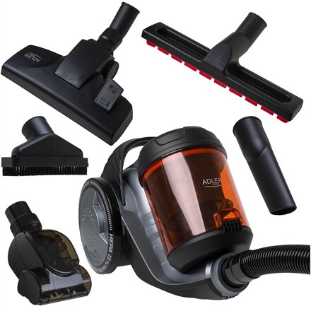 Adler Cyclone Vacuum Cleaner , AD 7065 , Bagless , Power 700 W , Dust capacity 1.6 L , Black/Red