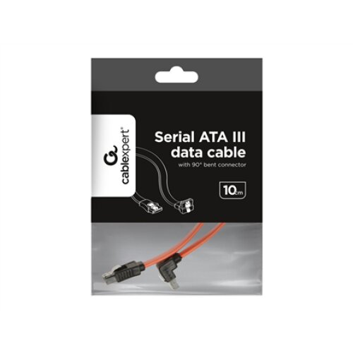 Cablexpert , CC-SATAM-DATA90 , Serial ATA III 50cm data cable with 90 degree bent connector