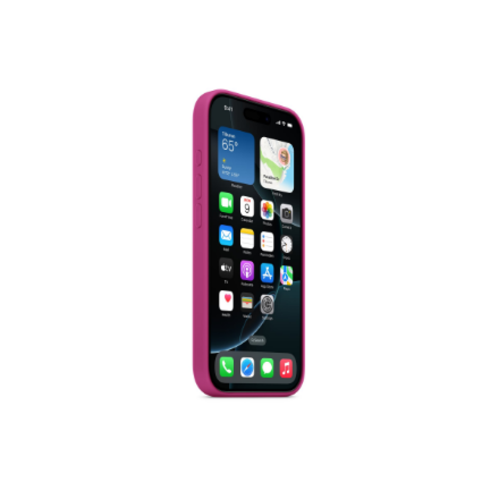 Apple Case with MagSafe , Apple , iPhone 16 Pro , Silicone , Fuchsia