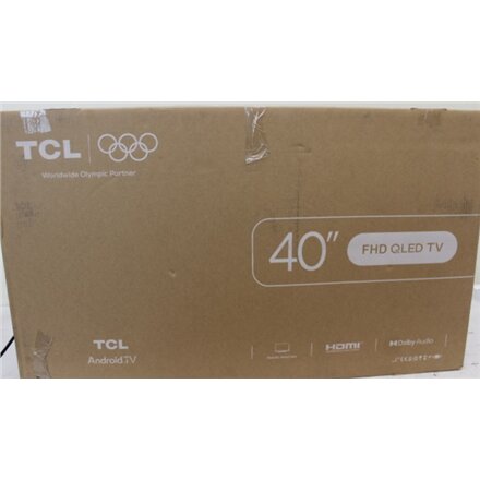SALE OUT. TCL 40S5K 40 (101.6 cm) Full HD QLED TV with HDR and Android TV , SALE OUT. , TCL QLED TV , 40S5K , 40 , Smart TV , Android TV , FHD , Black , USED, SCRATCHED