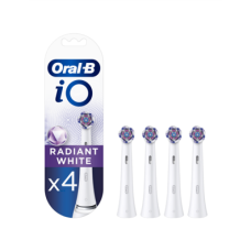 Oral-B , Toothbrush replacement , iO Radiant White , Heads , For adults , Number of brush heads included 4 , Number of teeth brushing modes Does not apply , White
