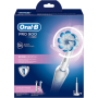 Oral-B Electric Toothbrush PRO 900 Sensi Ultrathin Rechargeable For adults Number of brush heads included 2 Number of teeth brushing modes 3 Sonic technology White
