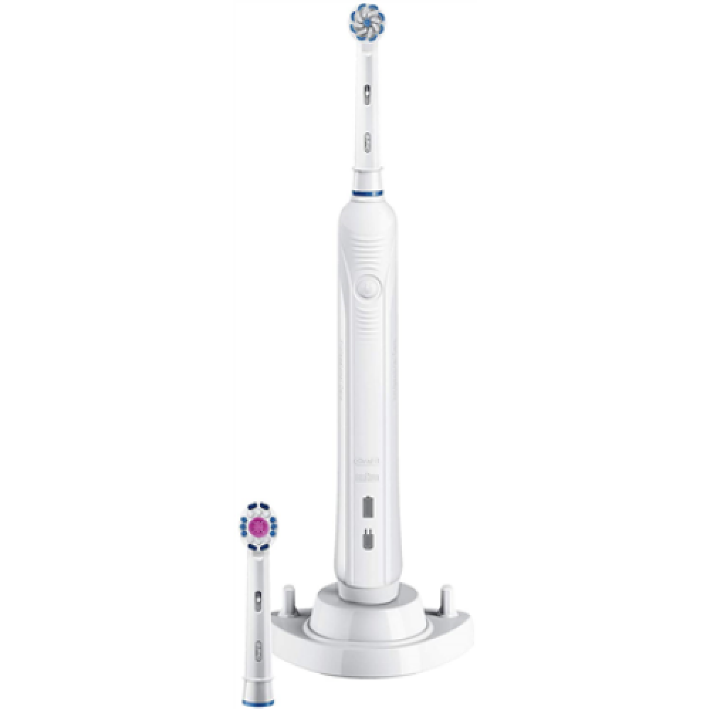 Oral-B Electric Toothbrush PRO 900 Sensi Ultrathin Rechargeable For adults Number of brush heads included 2 Number of teeth brushing modes 3 Sonic technology White