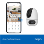 TP-LINK , Tapo C245D , Dual Lens Pan/Tilt Security Camera , Dome , 3 MP , 3.1mm/F1.6 , MicroSD Card up to 512 GB