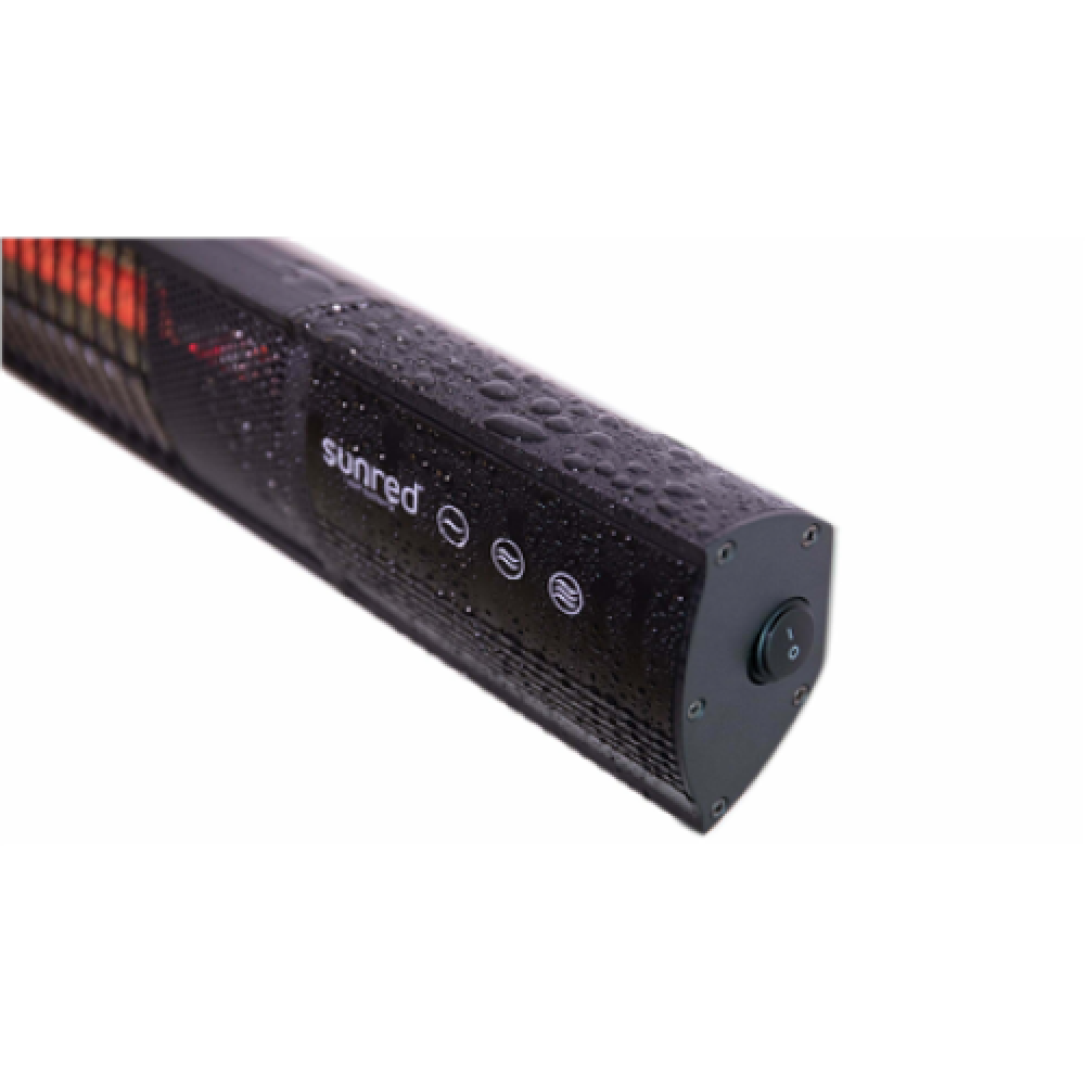 SUNRED , Heater , RD-DARK-20, Dark Wall , Infrared , 2000 W , Number of power levels , Suitable for rooms up to m² , Black , IP55