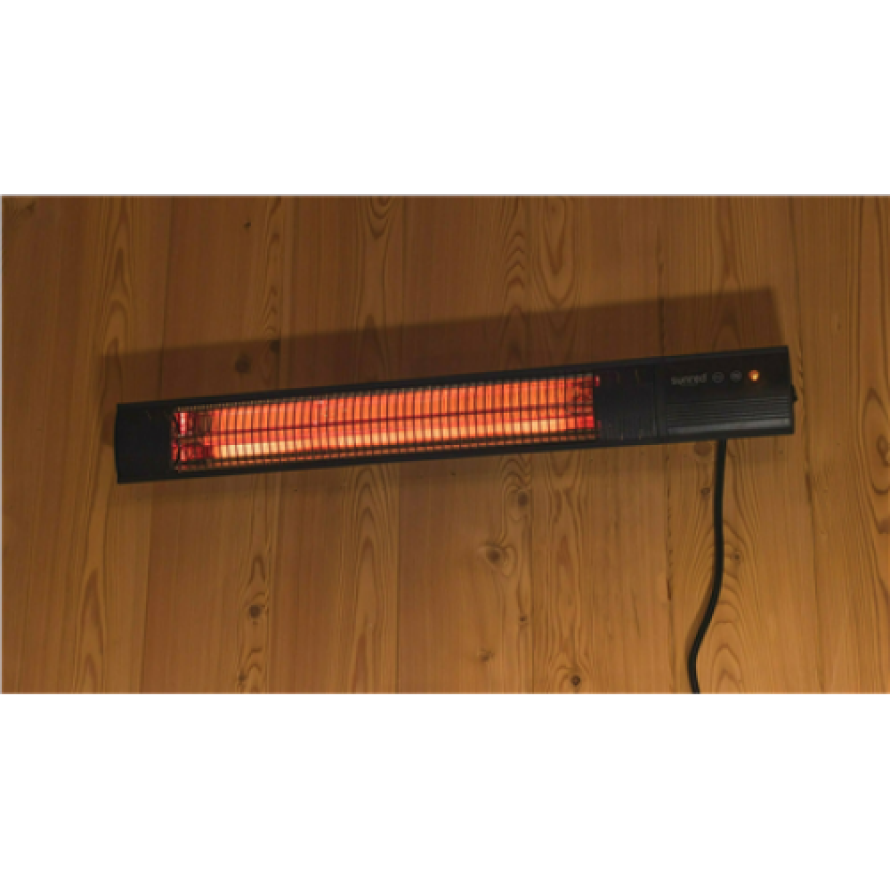 SUNRED , Heater , RD-DARK-20, Dark Wall , Infrared , 2000 W , Number of power levels , Suitable for rooms up to m² , Black , IP55