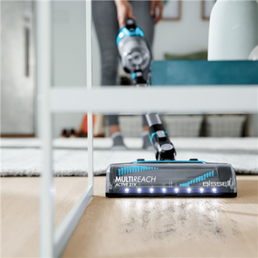 Bissell , Vacuum Cleaner , MultiReach Active 21V , Cordless operating , Handstick and Handheld , W , 21 V , Operating time (max) 30 min , Black/Blue , Warranty 24 month(s) , Battery warranty 24 month(s)