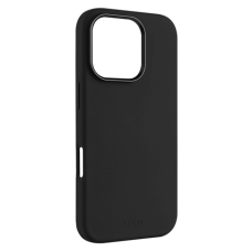Fixed Back cover , Apple , iPhone 17 , Liquid silicon , Black , MagFlow