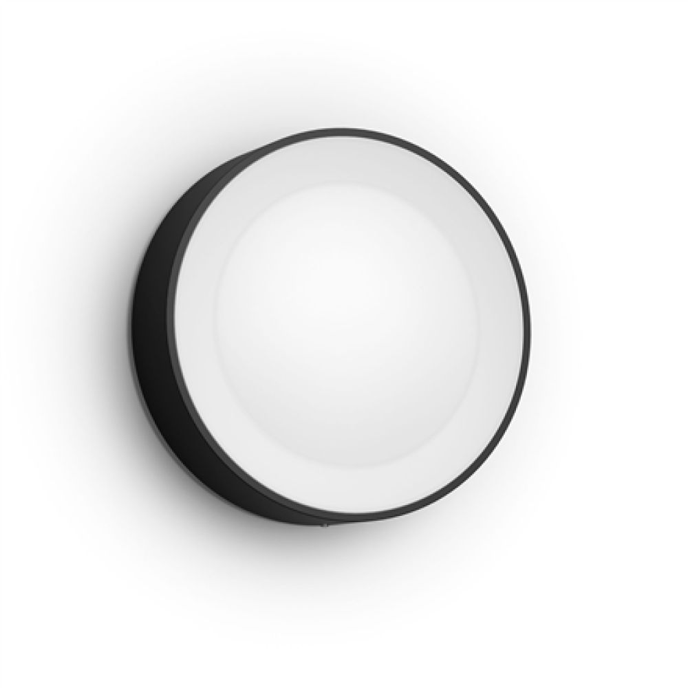 Philips Hue WCA Daylo Outdoor Wall Lantern, Black , 15 W , 2000-6500 Hue White Colour Ambiance