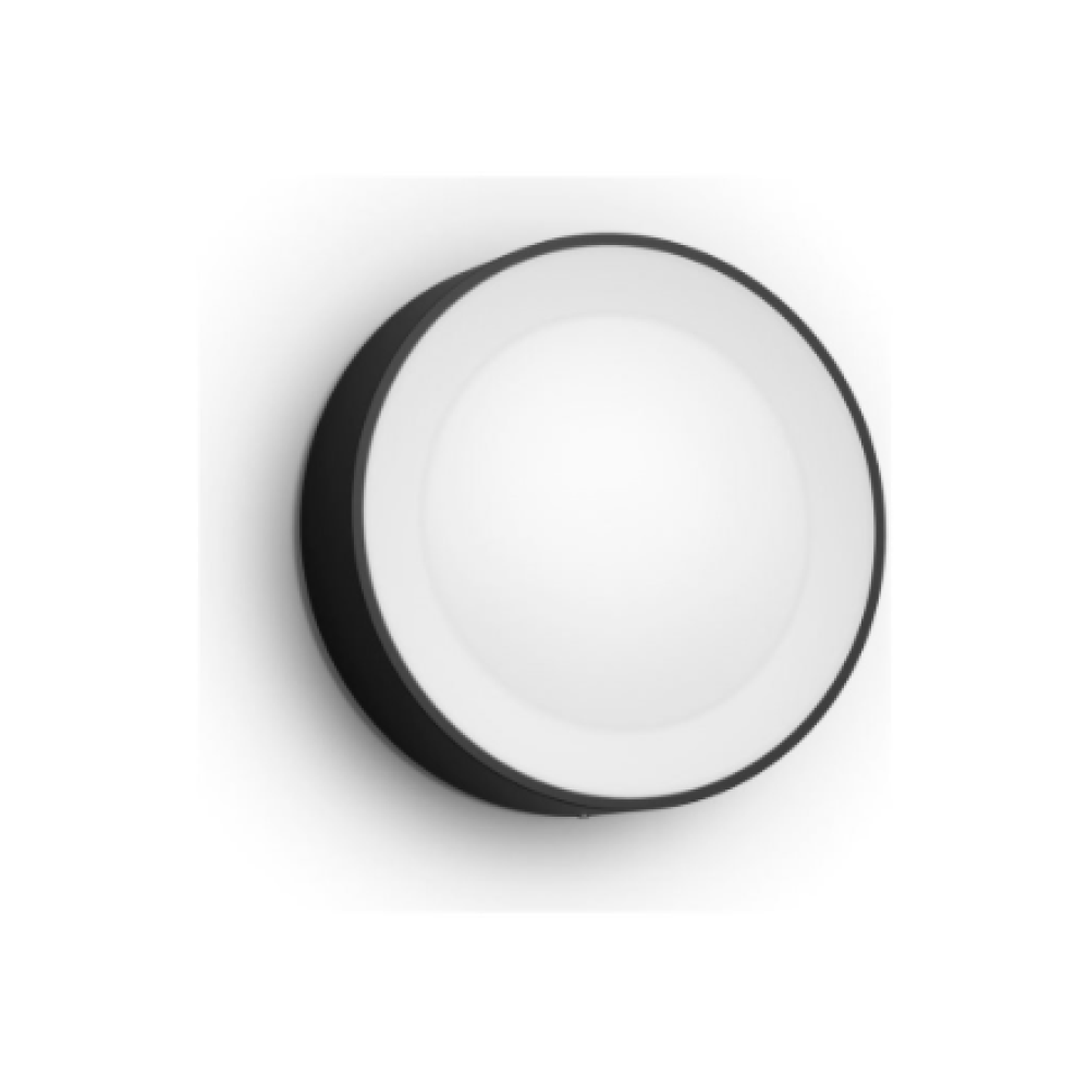 Philips Hue WCA Daylo Outdoor Wall Lantern, Black , 15 W , 2000-6500 Hue White Colour Ambiance