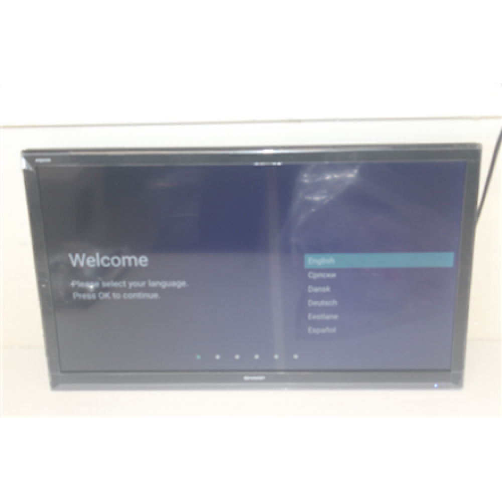 SALE OUT. Sharp 24EE3E 24” (60cm) HD Ready Smart TV Sharp 24EE3E 24 (60 cm), Smart TV, Linux, HD, 1366 x 768, Wi-Fi, DVB-T/T2/C/S/S2, Black, USED AS DEMO