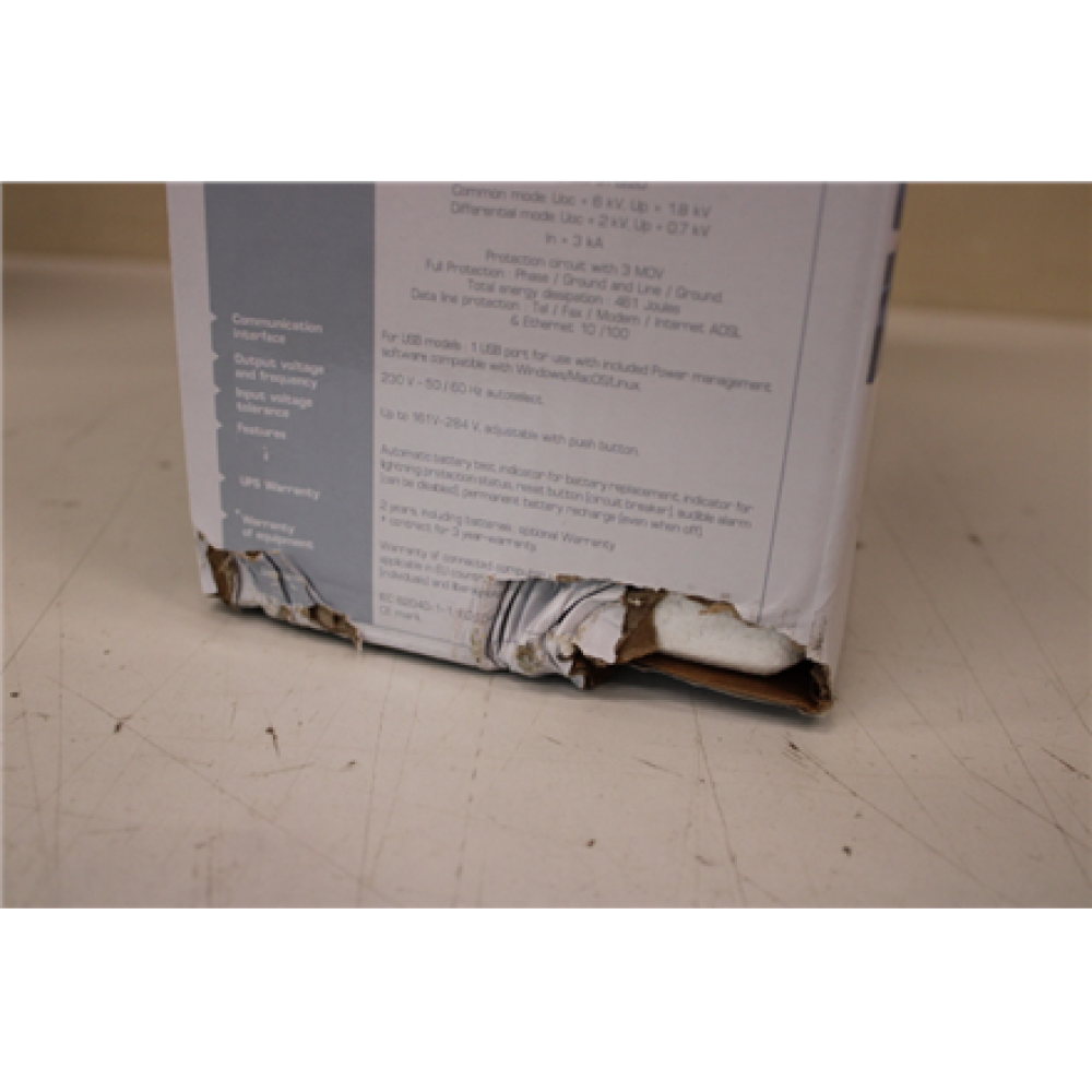 SALE OUT. Eaton UPS Ellipse ECO 650 DIN , Eaton , UPS , Ellipse ECO 650 DIN , 650 VA , 400 W , DAMAGED PACKAGING