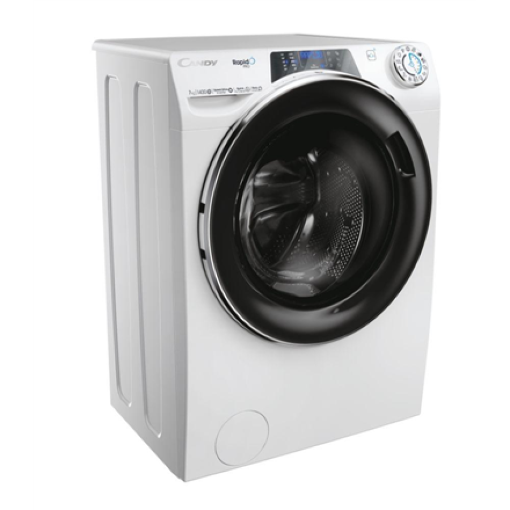 RP4 476BWMBC/1-S Candy Washing machine , RP4 476BWMBC/1-S , Energy efficiency class A , Front loading , Washing capacity 7 kg , 1400 RPM , Depth 45 cm , Width 60 cm , Display , 6-digit , Steam function , Wi-Fi , White