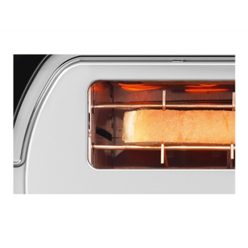 Bosch , Toaster , TAT7403 , Power 800 W , Number of slots 2 , Housing material Plastic , Black/Stainless steel