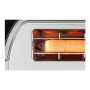 Bosch , Toaster , TAT7403 , Power 800 W , Number of slots 2 , Housing material Plastic , Black/Stainless steel