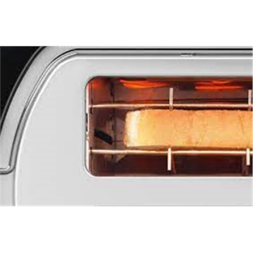 Bosch , Toaster , TAT7403 , Power 800 W , Number of slots 2 , Housing material Plastic , Black/Stainless steel
