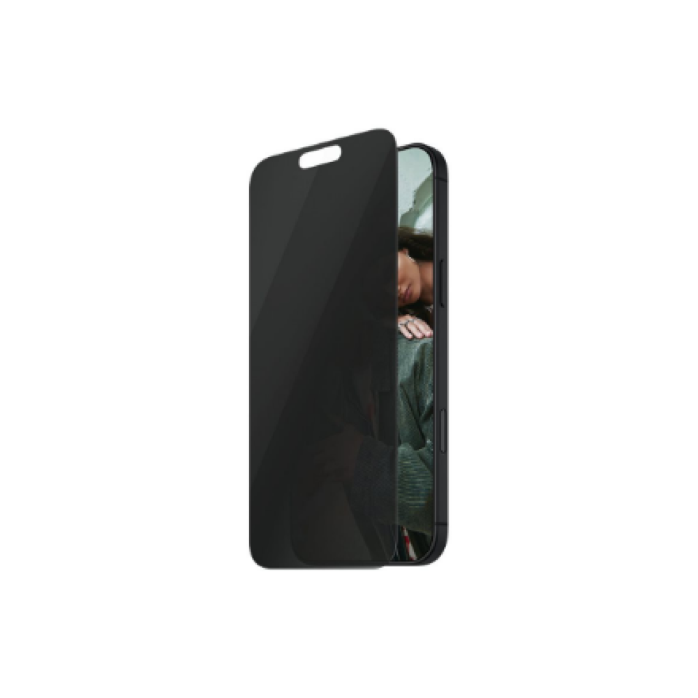 PanzerGlass Screen protector , Apple , iPhone 16 Pro , Glass , Black , Ultra-Wide Fit