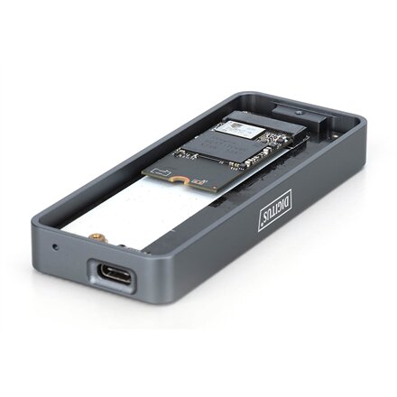 Digitus USB M.2 hard disk enclosure, SSD, external, NVMe, 20Gbps, USB 3.2 Gen2x2 , DA-71157