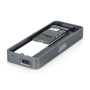 Digitus USB M.2 hard disk enclosure, SSD, external, NVMe, 20Gbps, USB 3.2 Gen2x2 , DA-71157