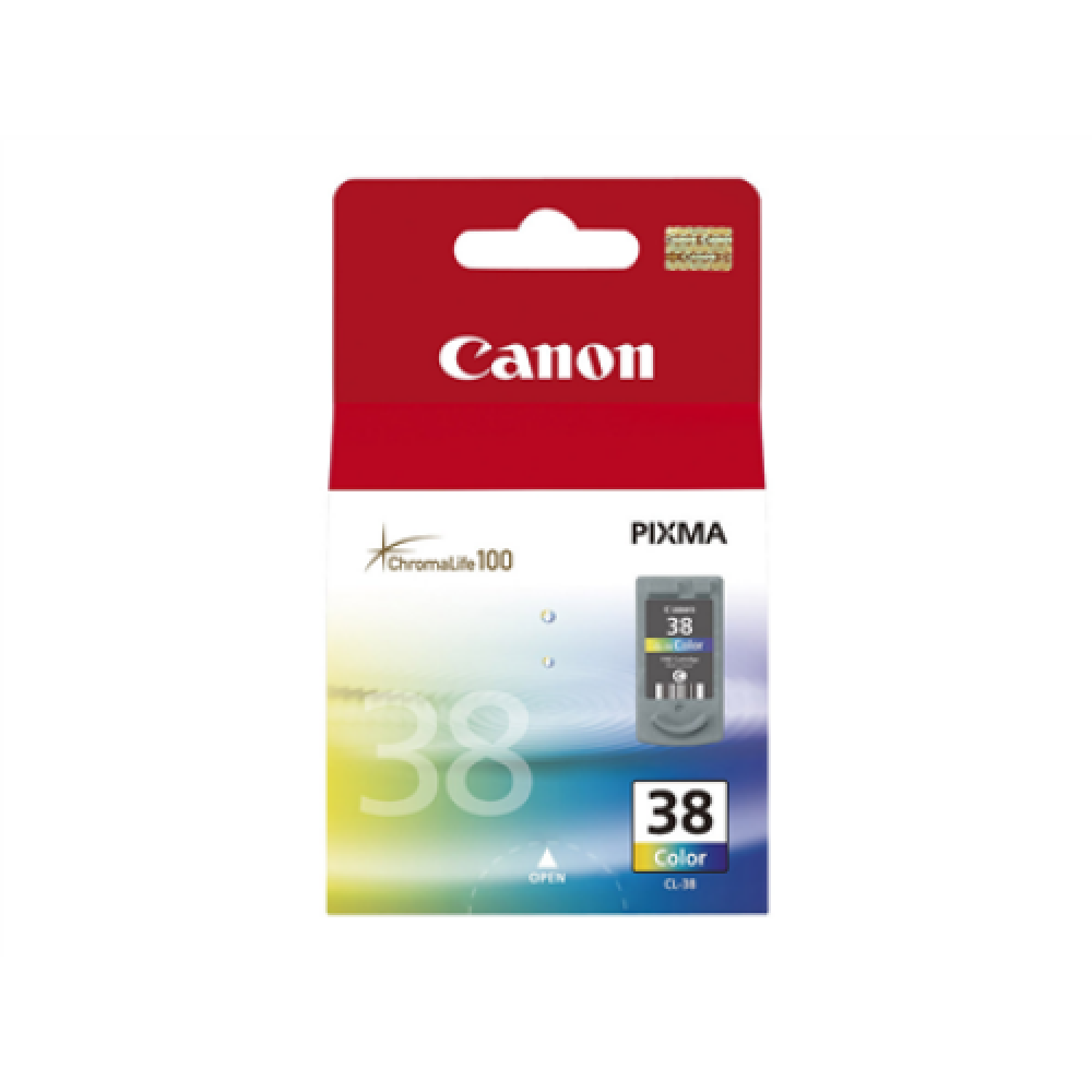Canon CL-38 Tri-Colour , Ink Cartridge , Cyan, Magenta, Yellow
