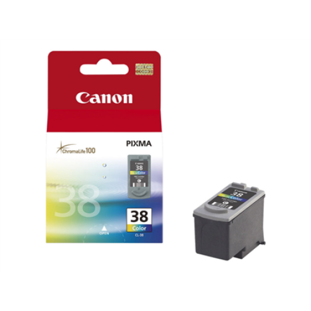 Canon CL-38 Tri-Colour , Ink Cartridge , Cyan, Magenta, Yellow