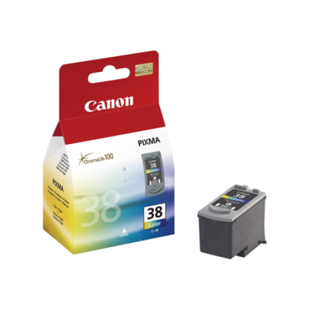 Canon CL-38 Tri-Colour , Ink Cartridge , Cyan, Magenta, Yellow