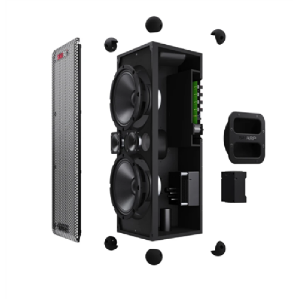 Sharp SumoBox CP-LS100 High Performance Portable Speaker , Sharp , Portable Speaker , SUMOBOX CP-LS100 High Performance , 120 W , Bluetooth , Black , Portable , Wireless connection