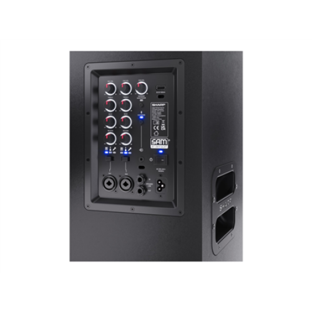 Sharp SumoBox CP-LS100 High Performance Portable Speaker , Sharp , Portable Speaker , SUMOBOX CP-LS100 High Performance , 120 W , Bluetooth , Black , Portable , Wireless connection