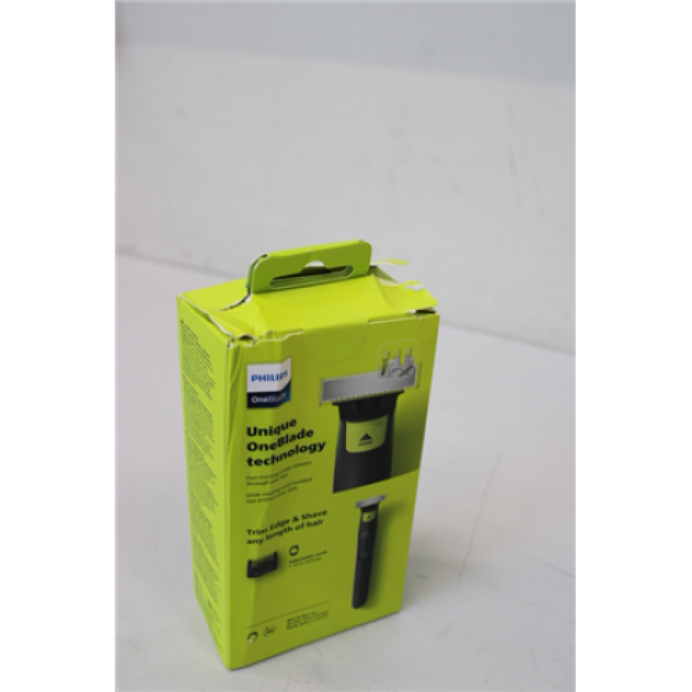 SALE OUT. Philips QP2721/20 OneBlade Shaver/Trimmer, Face, Black/Yellow , Philips OneBlade Shaver/Trimmer, Face , QP2721/20 , Operating time (max) 45 min , Wet & Dry , NiMH , Black/Yellow , DAMAGED PACKAGING