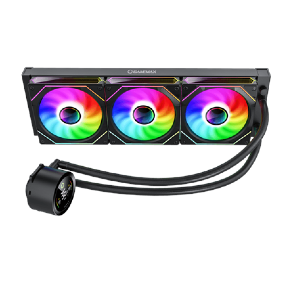 Gamemax CPU Liquid Cooler , ICEBURG 360 DIGITAL BK , Black