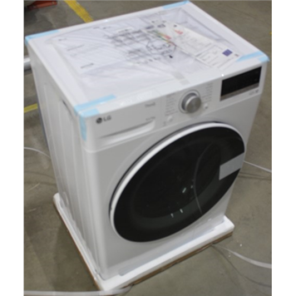 SALE OUT. LG Washing Machine with Dryer F2DV5S8S0 Energy efficiency class C, Front loading, Washing capacity 8.5 kg, 1200 RPM, Depth 47.5 cm, Width 60 cm, Display, LED, Drying system, Drying capacity 5 kg, Steam function, Direct drive, White, DAMAGED PACK