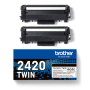 Brother TN2420 , TWIN-pack toner , Black