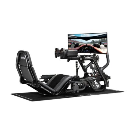 Next Level Racing , F-GT Pro Formula and GT Grey Edition , Racing Simulator Cockpit , Steel , Grey