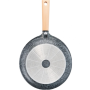 Stone and Wood Frypan , E2190604 , Frying , Diameter 28 cm , Suitable for induction hob , Fixed handle