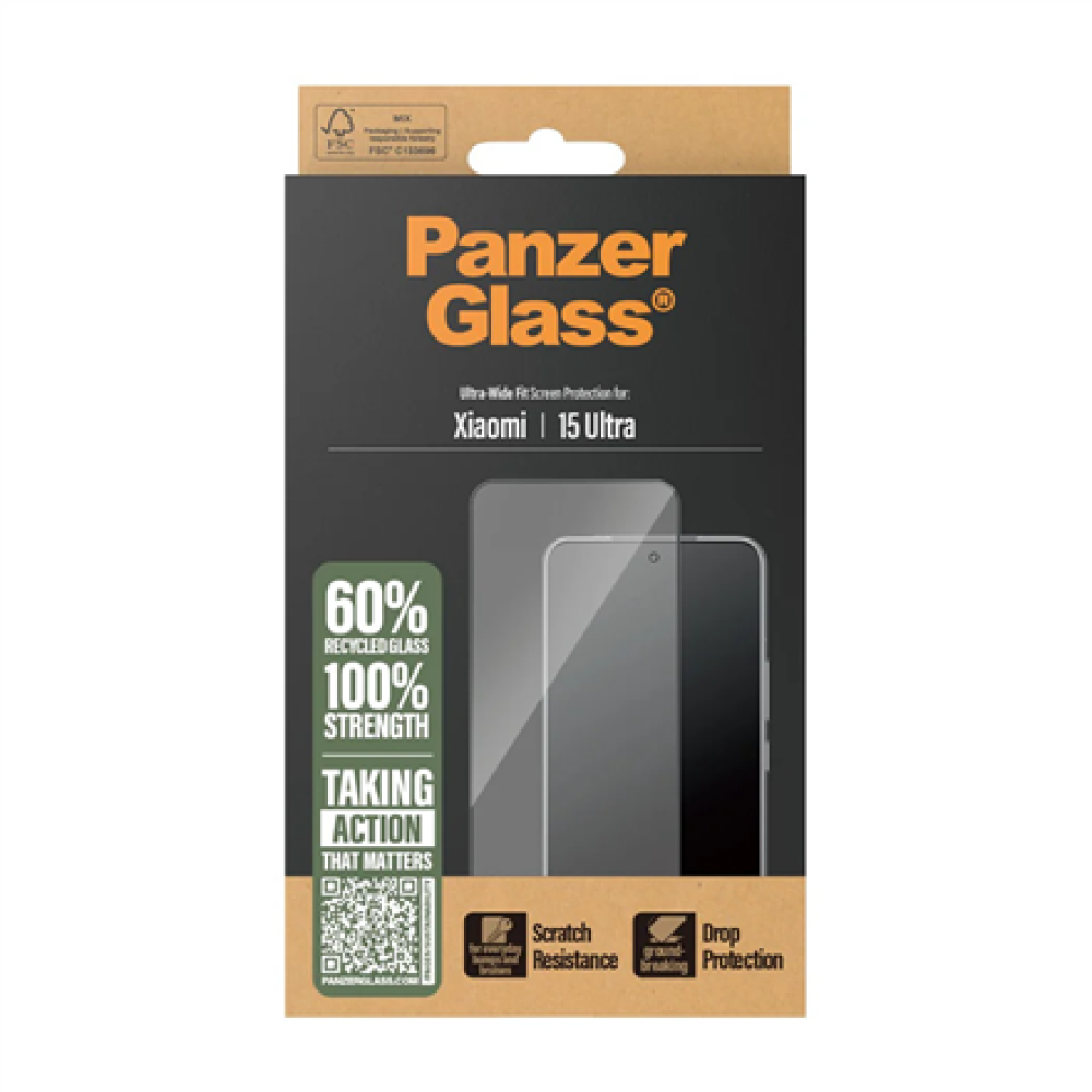 PanzerGlass Screen protector , Xiaomi , 15 Ultra , Glass , Transparent , Ultra-Wide Fit
