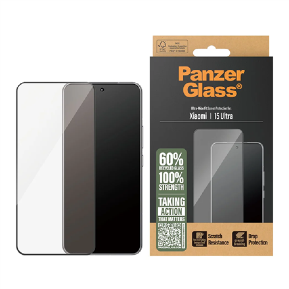 PanzerGlass Screen protector , Xiaomi , 15 Ultra , Glass , Transparent , Ultra-Wide Fit