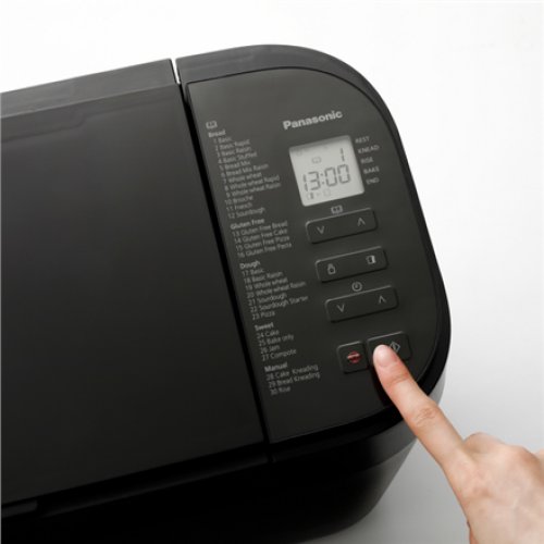 Panasonic , Bread Maker , SD-R2530 , Power 550 W , Number of programs 30 , Display Yes , Black