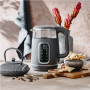 Adler Kettle with LED Display , AD 1305 , Electric , 2200 W , 1.7 L , Plastic , 360° rotational base , Grey
