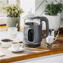 Adler Kettle with LED Display , AD 1305 , Electric , 2200 W , 1.7 L , Plastic , 360° rotational base , Grey
