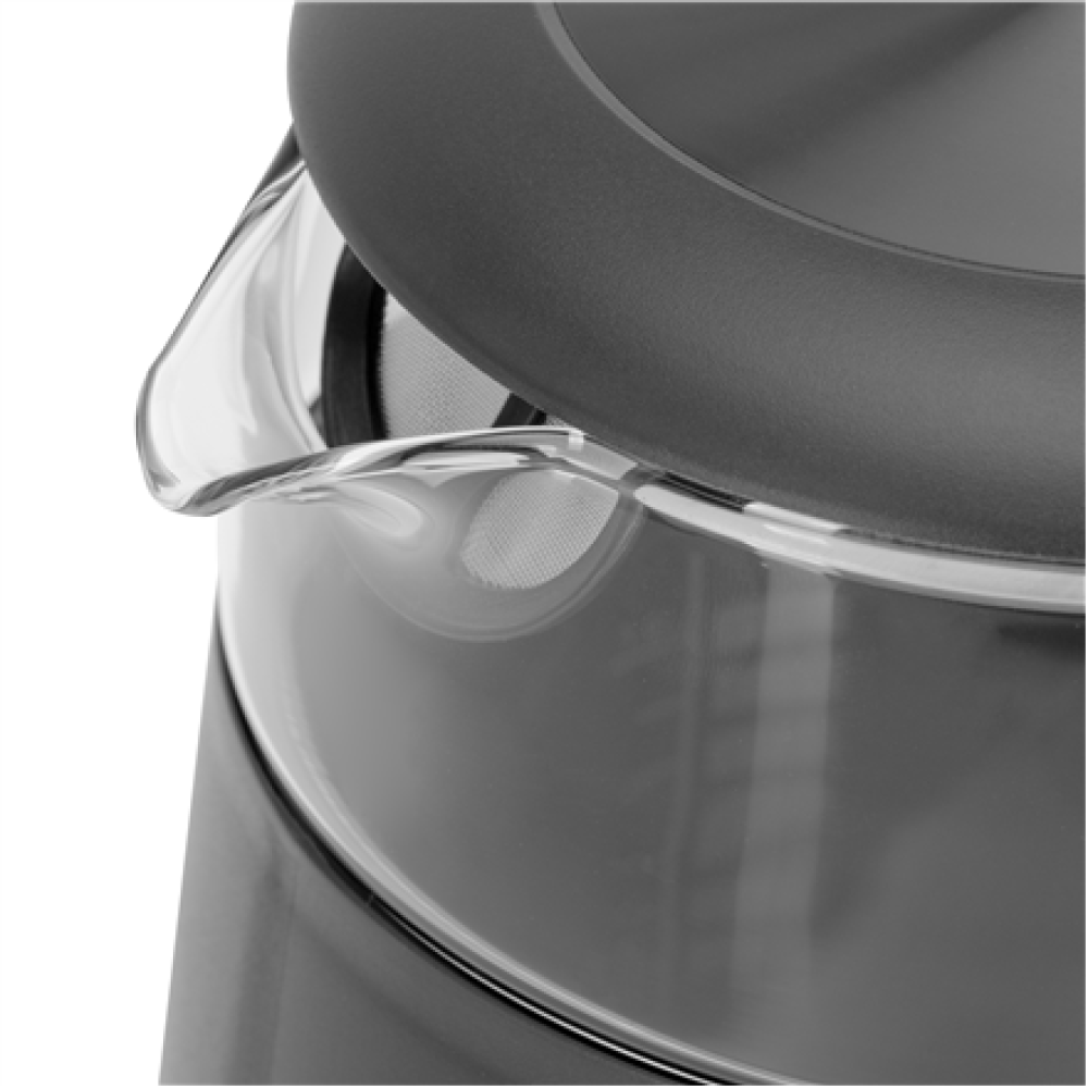 Adler Kettle with LED Display , AD 1305 , Electric , 2200 W , 1.7 L , Plastic , 360° rotational base , Grey