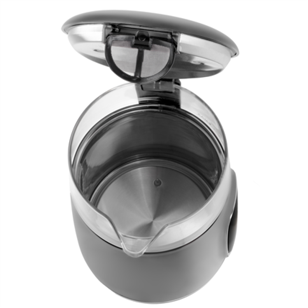 Adler Kettle with LED Display , AD 1305 , Electric , 2200 W , 1.7 L , Plastic , 360° rotational base , Grey